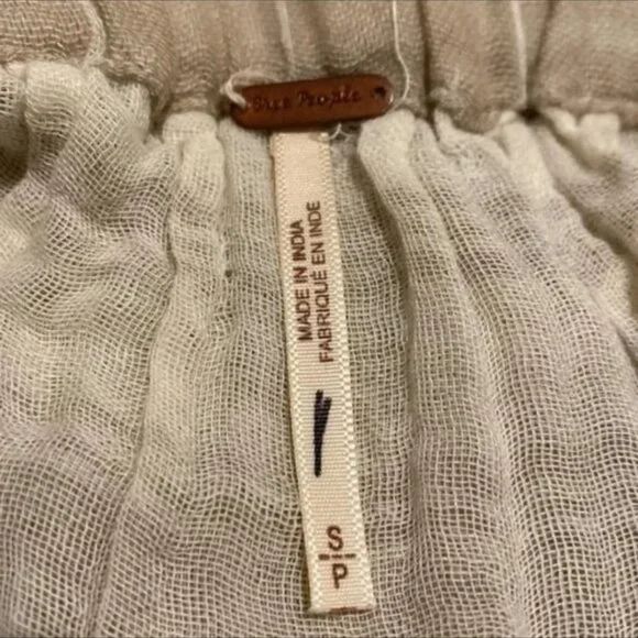 Free People Gauzy Harem Pants - S - Picture 7 of 8
